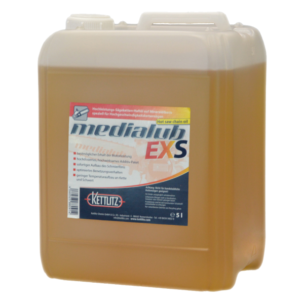 KETTLITZ-Medialub EX-S Hochleistungs Sägekettenöl 5 Liter Kanister